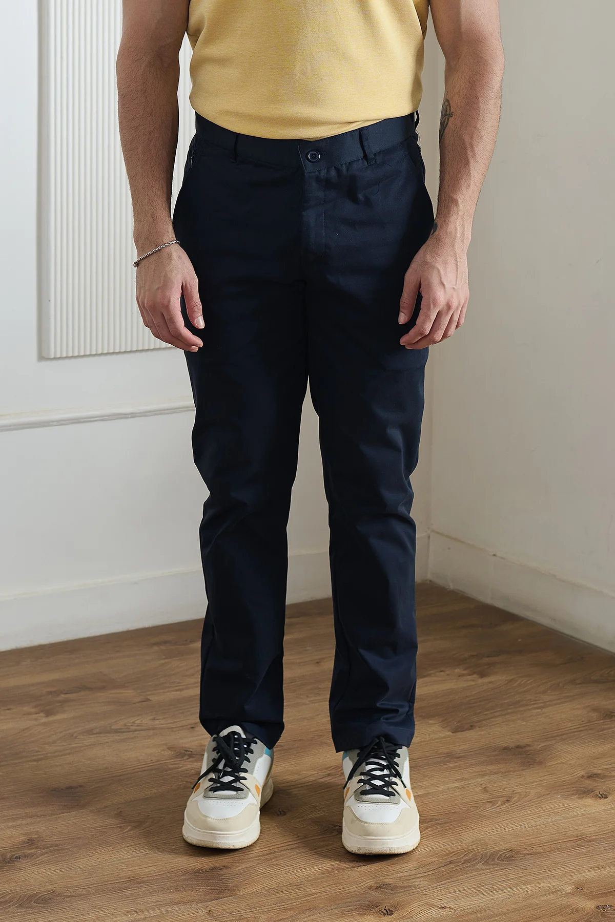 Navy Modern Chinos