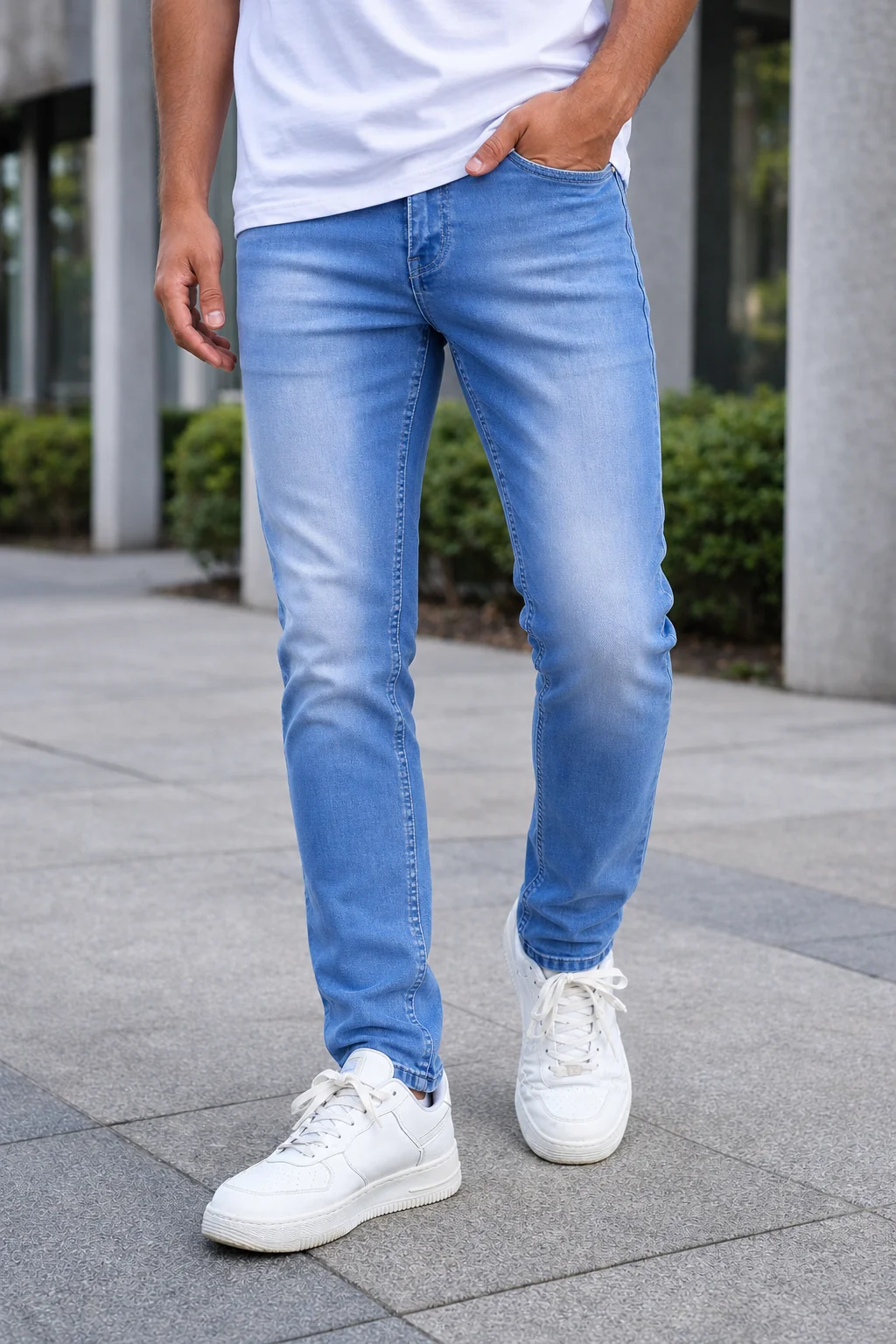 Straight Fit Denim