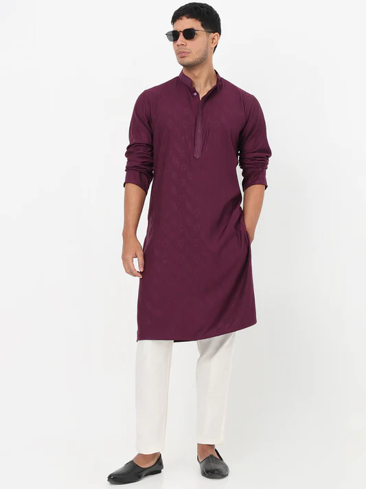 Wine Festive Kurta