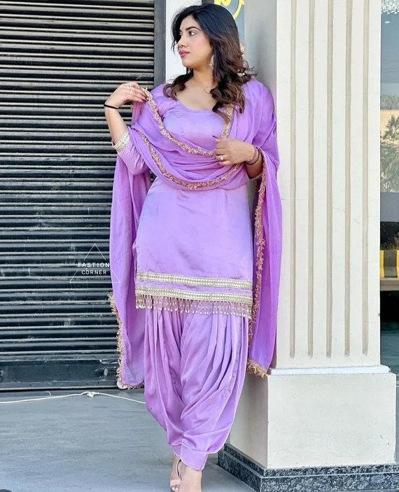 Chikankari Party Suit
