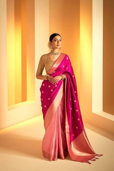 Floral Chiffon Saree