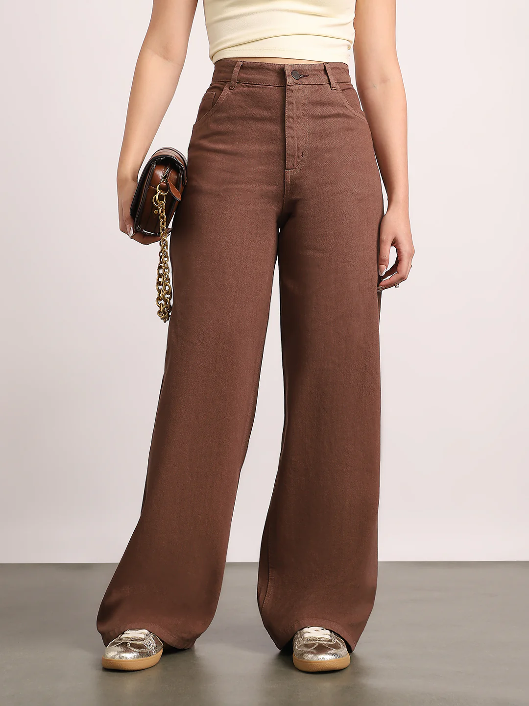 Brown Wash Comfort Jeans
